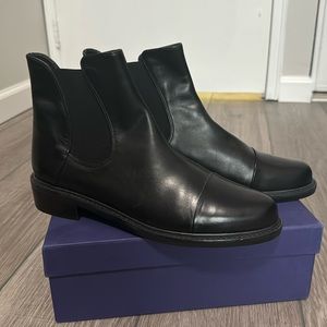 Black Stuart Weitzman booties - size 10. Only worn once and in great condition.